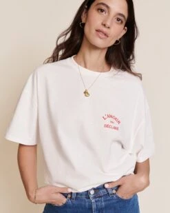 Le T-shirt Unisexe Anniversaire En Coton Bio - Blanc
