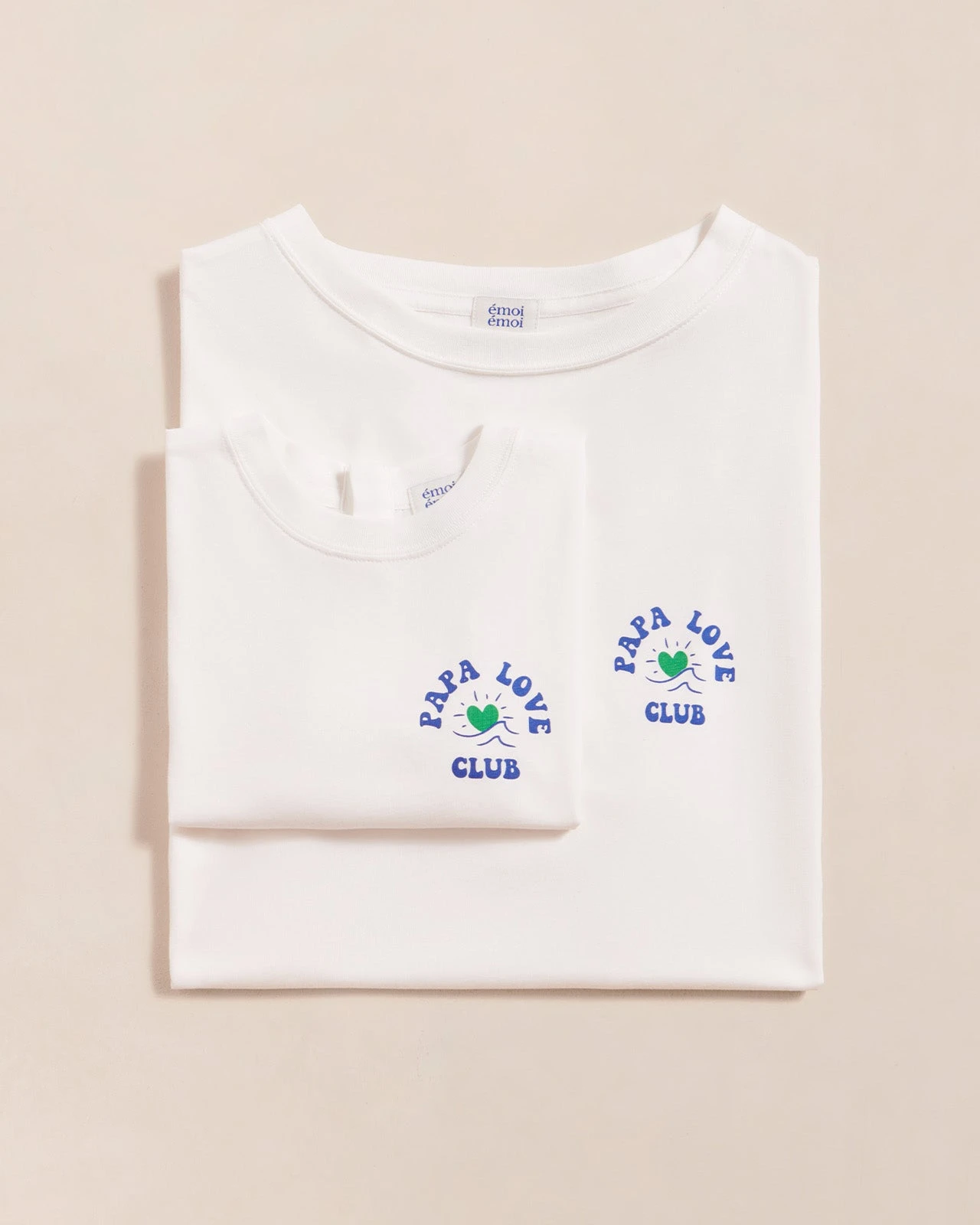 Le T-shirt Papa Love Club Enfant En Coton Bio - Blanc 7 Le T-shirt Papa Love Club Enfant En Coton Bio - Blanc â Image 5