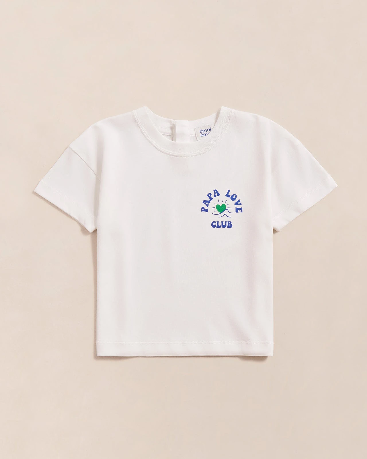 Le T-shirt Papa Love Club Enfant En Coton Bio - Blanc 5 Le T-shirt Papa Love Club Enfant En Coton Bio - Blanc â Image 3