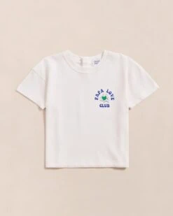 Le Duo De T-shirts Papa Love Club Enfant En Coton Bio Papa X Mini- Blanc -Bijoux Magasin S24T shirtJuliette Papaloveclub blancemoiemoi 07 1497web b19727cd bb17 4292 bb30 2b08c254de47