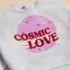 Le Sweat Cosmic Love Enfant En Coton Bio - Bleu -Bijoux Magasin SWCosmicLoveenfant4 1280x1600px