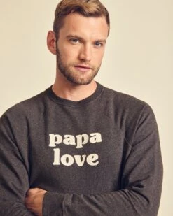 Le Sweat Brodé Papa Love En Coton Bio - Gris Anthracite -Bijoux Magasin SWPapalovegris2 1280x1600px 18e77168 dabc 4688 a156 d5daf8510181