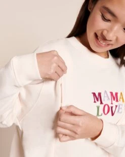 Le Sweat D'allaitement Club Mama Love En Coton Bio - Crème 15 Le Sweat D'allaitement Club Mama Love En Coton Bio - Crème -Bijoux Magasin SWclubmamaloveallaitementfemme 1260x1600px