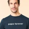Le T-shirt Papa Forever Adulte En Coton Bio - Charbon -Bijoux Magasin TSPAPAFOREVERLOOK06794web