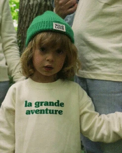 Le Sweat La Grande Aventure Enfant En Coton Bio - Crème 20 Le Sweat La Grande Aventure Enfant En Coton Bio - Crème -Bijoux Magasin bonnet mackie enfant gif