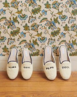 Le Duo De Chaussons Papa Cool X Mama Cool En Laine Bouclette -Bijoux Magasin chaussons angarde papa cool mama cool moumoutte 3 1280x1600px
