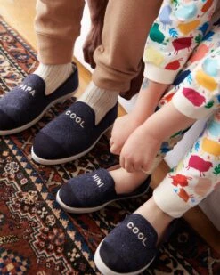 Les Chaussons Mini Cool Navy - Angarde X émoi émoi -Bijoux Magasin chaussons angarde papacool minicool bleu 1280x1600px 153bb2f5 bc00 4b7d 91c9 f9a7884c11d4