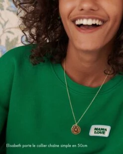 Le Collier Chaîne Simple -Bijoux Magasin collier chaine simple