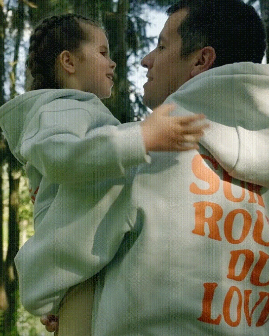 Le Hoodie Sur La Route Du Love En Coton Bio Enfant - Bleu 7 Le Hoodie Sur La Route Du Love En Coton Bio Enfant - Bleu – Image 5