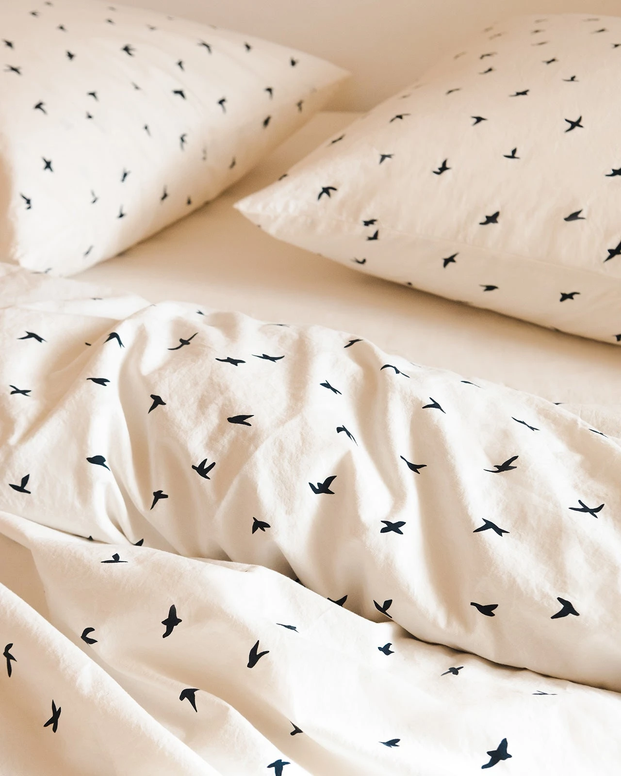 Uni Le Drap Housse Double Crème - Bonsoirs X émoi émoi 5 Uni Le Drap Housse Double Crème - Bonsoirs X émoi émoi – Image 3