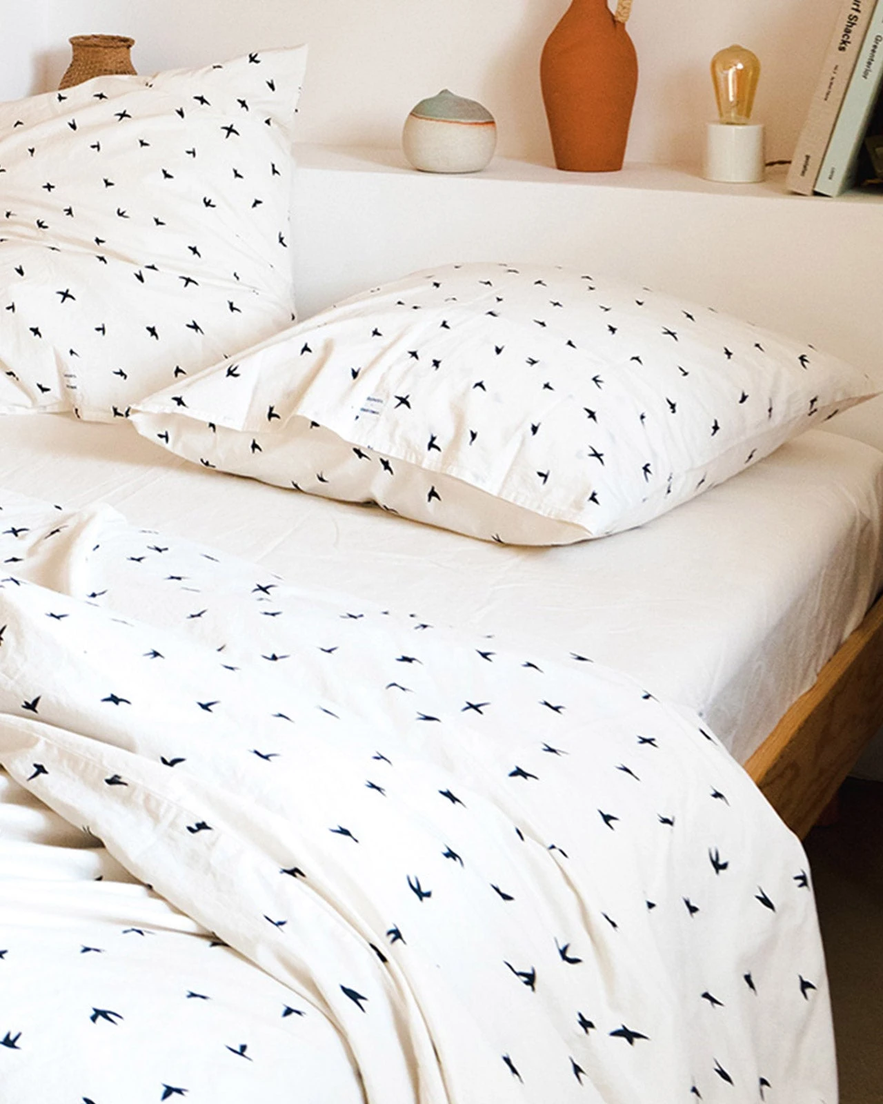 Uni Le Drap Housse Double Crème - Bonsoirs X émoi émoi 4 Uni Le Drap Housse Double Crème - Bonsoirs X émoi émoi – Image 2