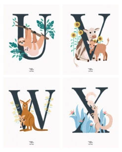 L'affiche Initiale 30 X 40 Cm - Michelle Carlslund X émoi émoi - édition Limitée -Bijoux Magasin l affiche alphabet par michelle carlslund edition limitee emoi 7 8d3a3dae 787d 4772 9c3a a311fca3ef69