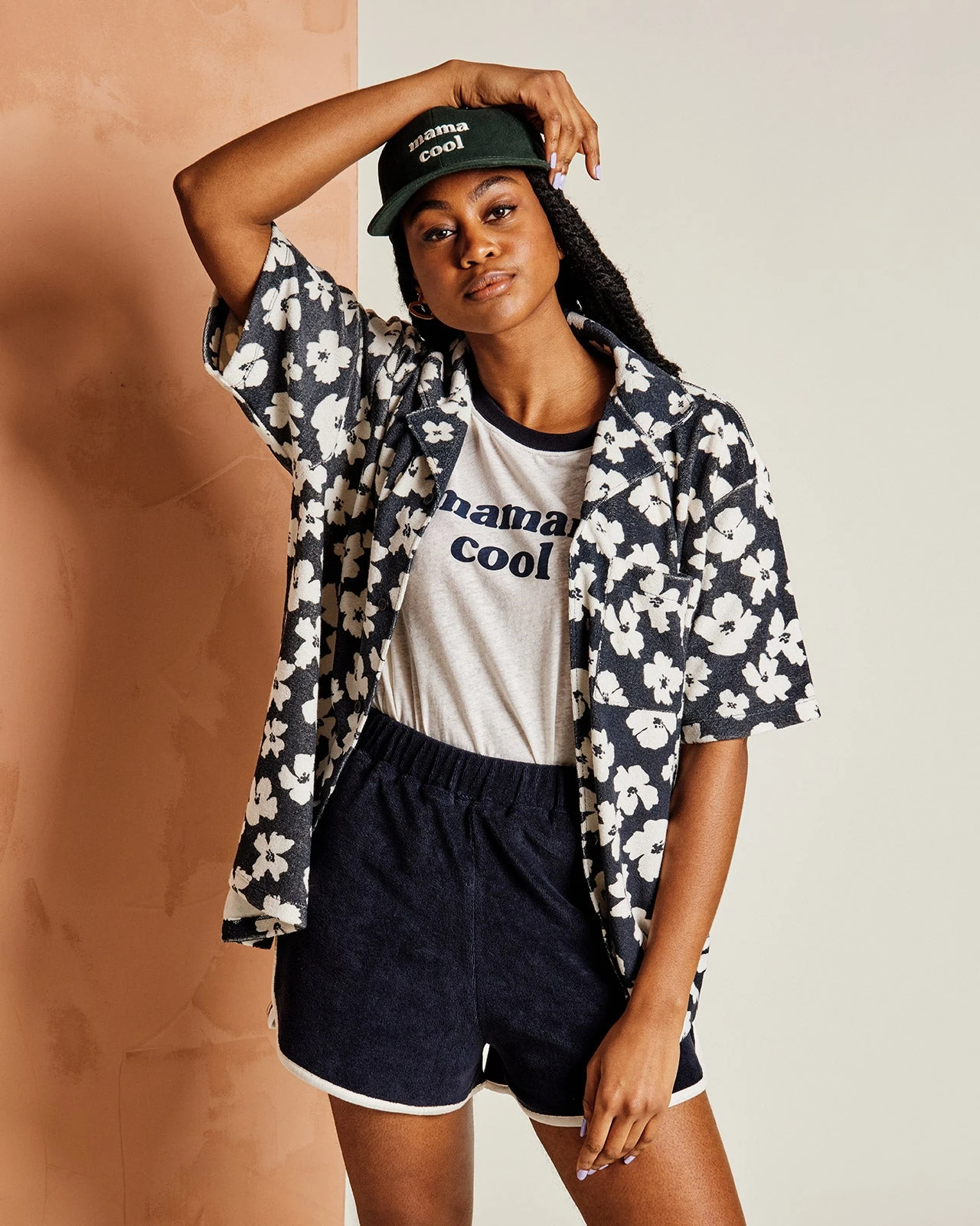 La Chemise Colette Adulte En éponge De Coton Bio - Anémones 7 La Chemise Colette Adulte En éponge De Coton Bio - Anémones – Image 5