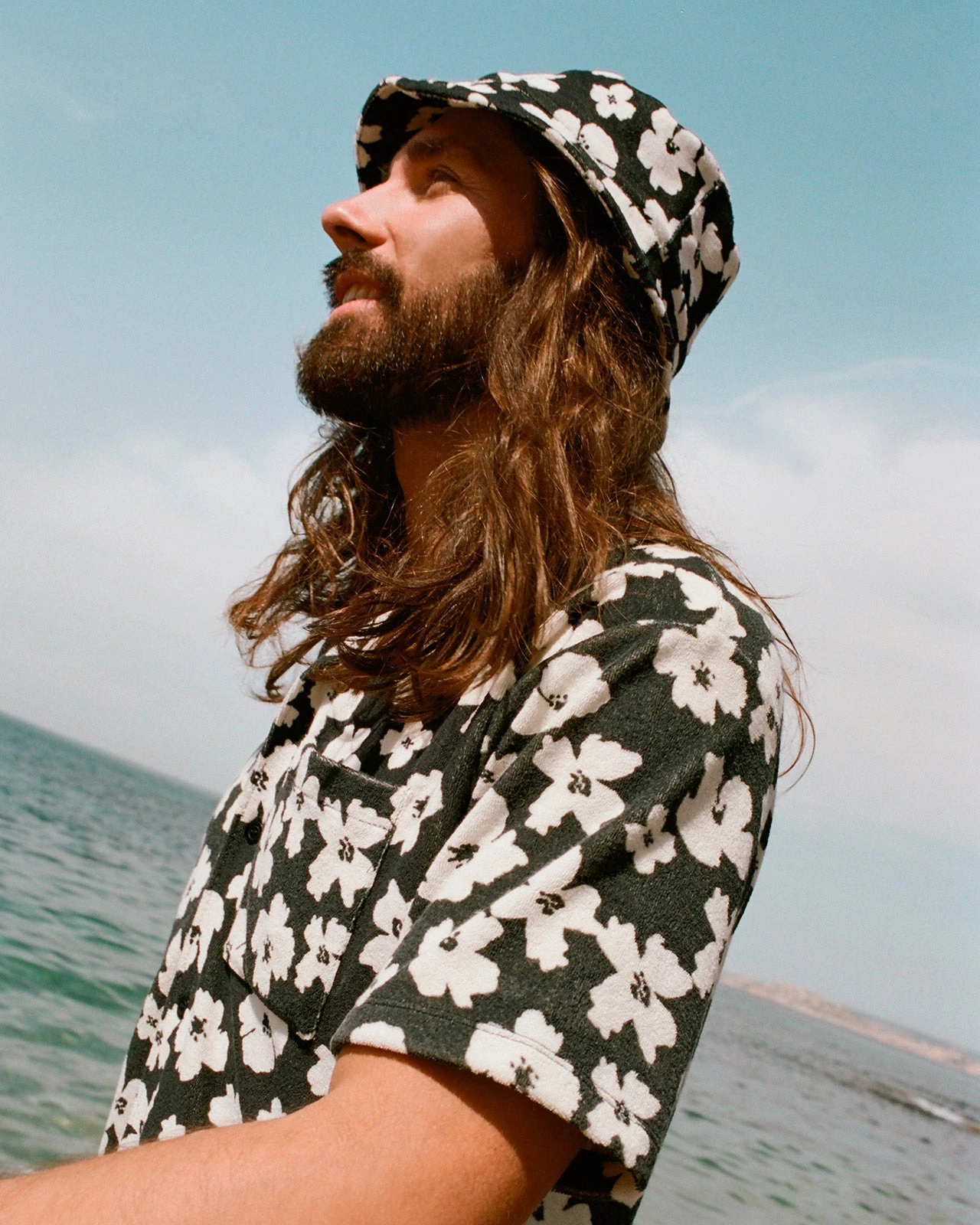 La Chemise Colette Adulte En éponge De Coton Bio - Anémones 6 La Chemise Colette Adulte En éponge De Coton Bio - Anémones – Image 4