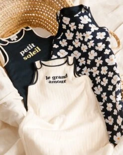 La Gigoteuse Le Grand Amour En Coton Bio - Crème -Bijoux Magasin la gigoteuse le grand amour en coton bio creme