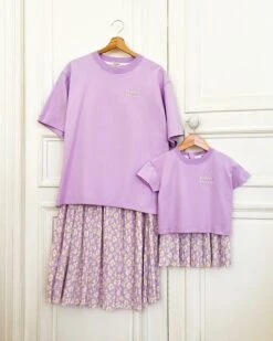 Le T-shirt Brodé Flower Child En Coton Bio - Lilas 23 Le T-shirt Brodé Flower Child En Coton Bio - Lilas -Bijoux Magasin la jupe plissee anemones mini femme lilas 32af9e3d bba2 4208 a920 3e705a5115bf