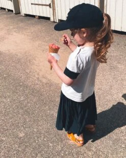 La Jupe Plissée Angèle Enfant - Navy -Bijoux Magasin la jupe plissee angele enfant navy emoi emoi 1