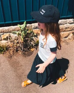 La Jupe Plissée Angèle Enfant - Navy -Bijoux Magasin la jupe plissee angele enfant navy emoi emoi 2