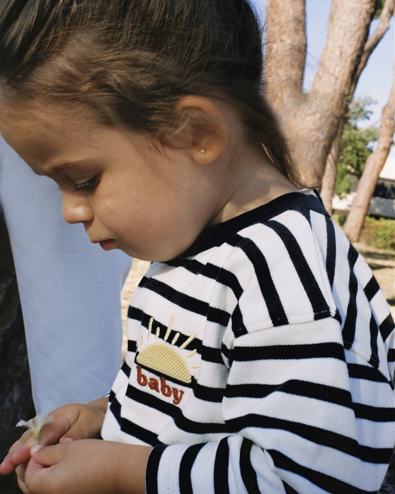 La Marinière Brodée Baby Sunshine En Coton - Ivoire 5 La Marinière Brodée Baby Sunshine En Coton - Ivoire – Image 3