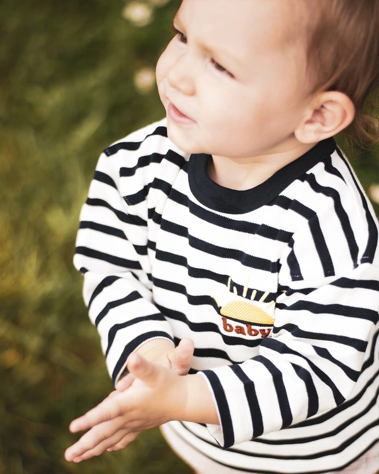 La Marinière Brodée Baby Sunshine En Coton - Ivoire 12 La Marinière Brodée Baby Sunshine En Coton - Ivoire – Image 10