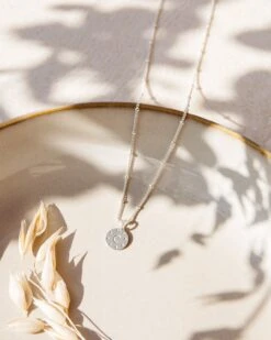 La Médaille Initiale - Argentée - 10mm