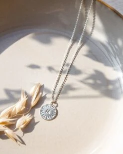 La Médaille Initiale - Argentée - 15mm