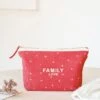 La Pochette Brodée Family Love Rouge