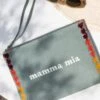 La Pochette Brodée Mamma Mia - Vert D'eau -Bijoux Magasin la pochette brodee mamma mia vert deau emoi emoi 4