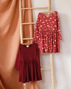 La Robe Romy Enfant - Bordeaux 9 La Robe Romy Enfant - Bordeaux -Bijoux Magasin la robe romy enfant bordeaux emoi emoi 2