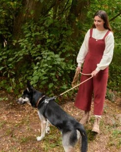 La Salopette Sally En Coton Bio - Bordeaux -Bijoux Magasin la salopette femme en coton bio bordeaux 3