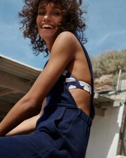 La Salopette Sally En Coton Bio - Bleu Nuit 18 La Salopette Sally En Coton Bio - Bleu Nuit -Bijoux Magasin la salopette femme en coton bio nuit 17