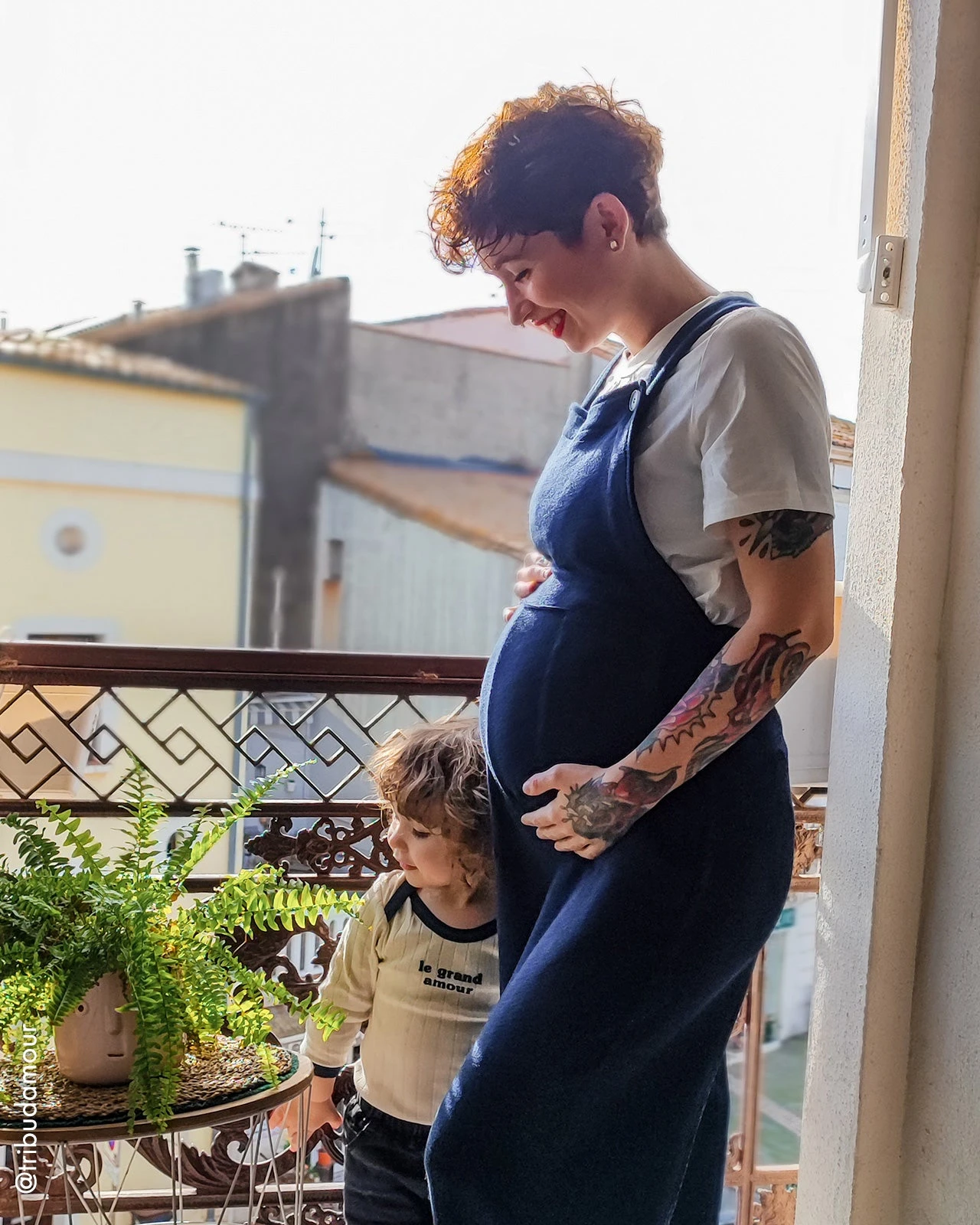 La Salopette Sally En Coton Bio - Bleu Nuit 12 La Salopette Sally En Coton Bio - Bleu Nuit – Image 10