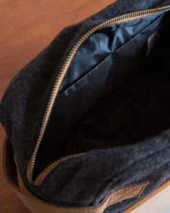 La Trousse De Toilette Tonton Cool En Laine - Gris Anthracite -Bijoux Magasin la trousse de toilette tonton cool en laine gris anthracite 5