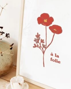 Bijoux Magasin 41 L'affiche À La Folie Deux Fleurs