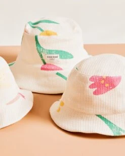 Le Bob Bobby Enfant En Coton Bio - Tulipes