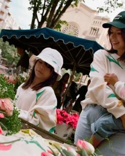 Le Bob Bobby Enfant En Coton Bio - Tulipes -Bijoux Magasin le bob tulipes enfant en coton bio creme 3