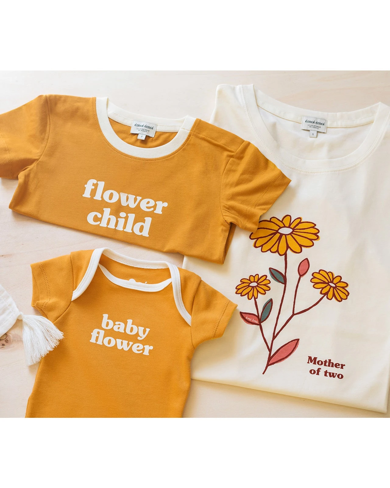 Le Body Baby Flower En Coton Bio - Mangue 7 Le Body Baby Flower En Coton Bio - Mangue – Image 5