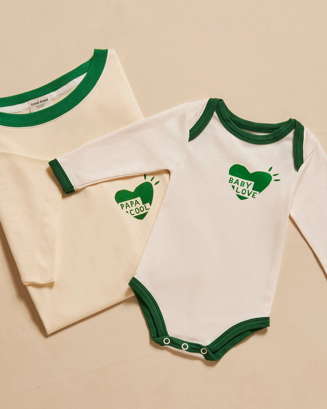 Le Body Coeur Baby Love En Coton Bio - Crème 6 Le Body Coeur Baby Love En Coton Bio - Crème – Image 4