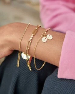 Le Bracelet Maillons XL Doré à L'or Fin 24 Carats - 18cm 27 Le Bracelet Maillons XL Doré à L'or Fin 24 Carats - 18cm -Bijoux Magasin le bracelet maillons doree a lor fin 24 carats 5