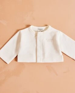 Le Cardigan Bébé Le Grand Amour En Coton Bio - Crème