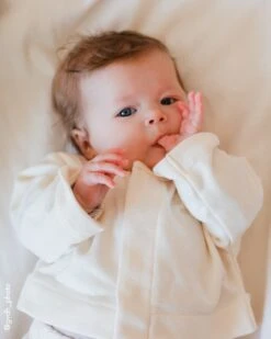 Le Cardigan Bébé Le Grand Amour En Coton Bio - Crème -Bijoux Magasin le cardigan brode le grand amour bebe en coton bio creme 2 3c38238a 1284 4435 b7db c3e011aedfba