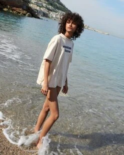 Le Duo De T-shirts Maman Louve X Petit Loup En Coton Bio - Latte -Bijoux Magasin le duo de t shirts maman louve x petite louve en coton bio latt 5