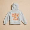 Le Hoodie Sur La Route Du Love En Coton Bio Enfant - Bleu -Bijoux Magasin le hoodie sur la route du love en coton bio enfant bleu 4