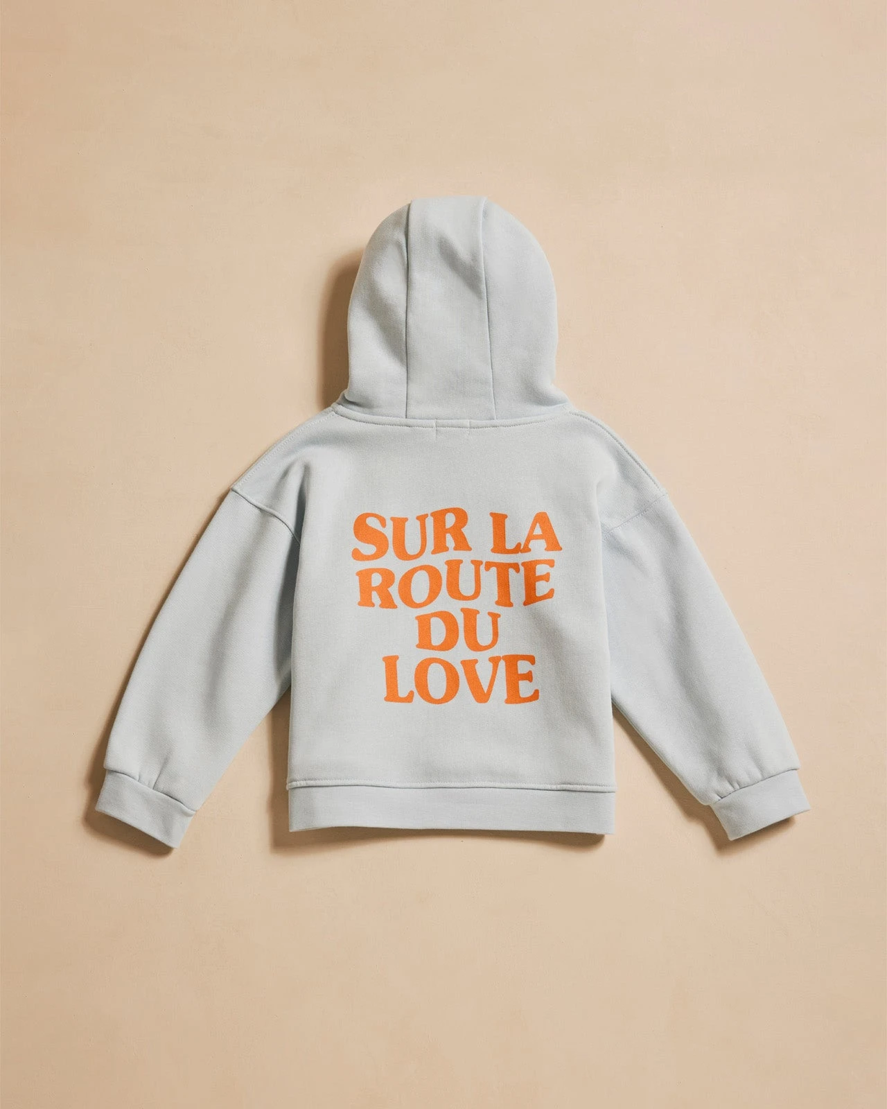 Le Hoodie Sur La Route Du Love En Coton Bio Enfant - Bleu 3 Le Hoodie Sur La Route Du Love En Coton Bio Enfant - Bleu