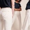 Le Jean Qui Vous Aime - écru 1 Le Jean Qui Vous Aime - écru -Bijoux Magasin le jean droit ecru 6