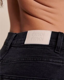 Le Jean Qui Vous Aime - Black Stone -Bijoux Magasin le jean droit noir 15