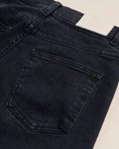 Le Jean Qui Vous Aime - Black Stone -Bijoux Magasin le jean droit noir 18