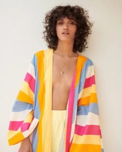 Le Kimono Rainbow En Coton Bio