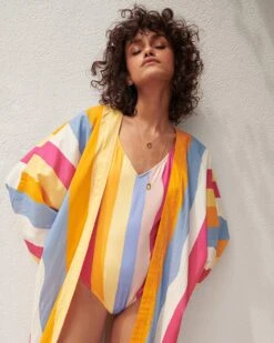 Le Kimono Rainbow En Coton Bio -Bijoux Magasin le kimono rainbow en coton bio 7