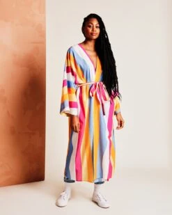 Le Kimono Rainbow En Coton Bio -Bijoux Magasin le kimono rainbow en coton bio 8